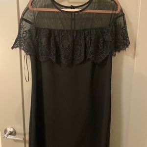 Lace detail dress